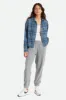 Bowery Women's Lightweight L/S Flannel - Joe Blue sold by Brixton