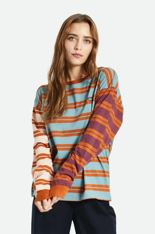 Toluca Pullover Crew - Multi sold by Brixton