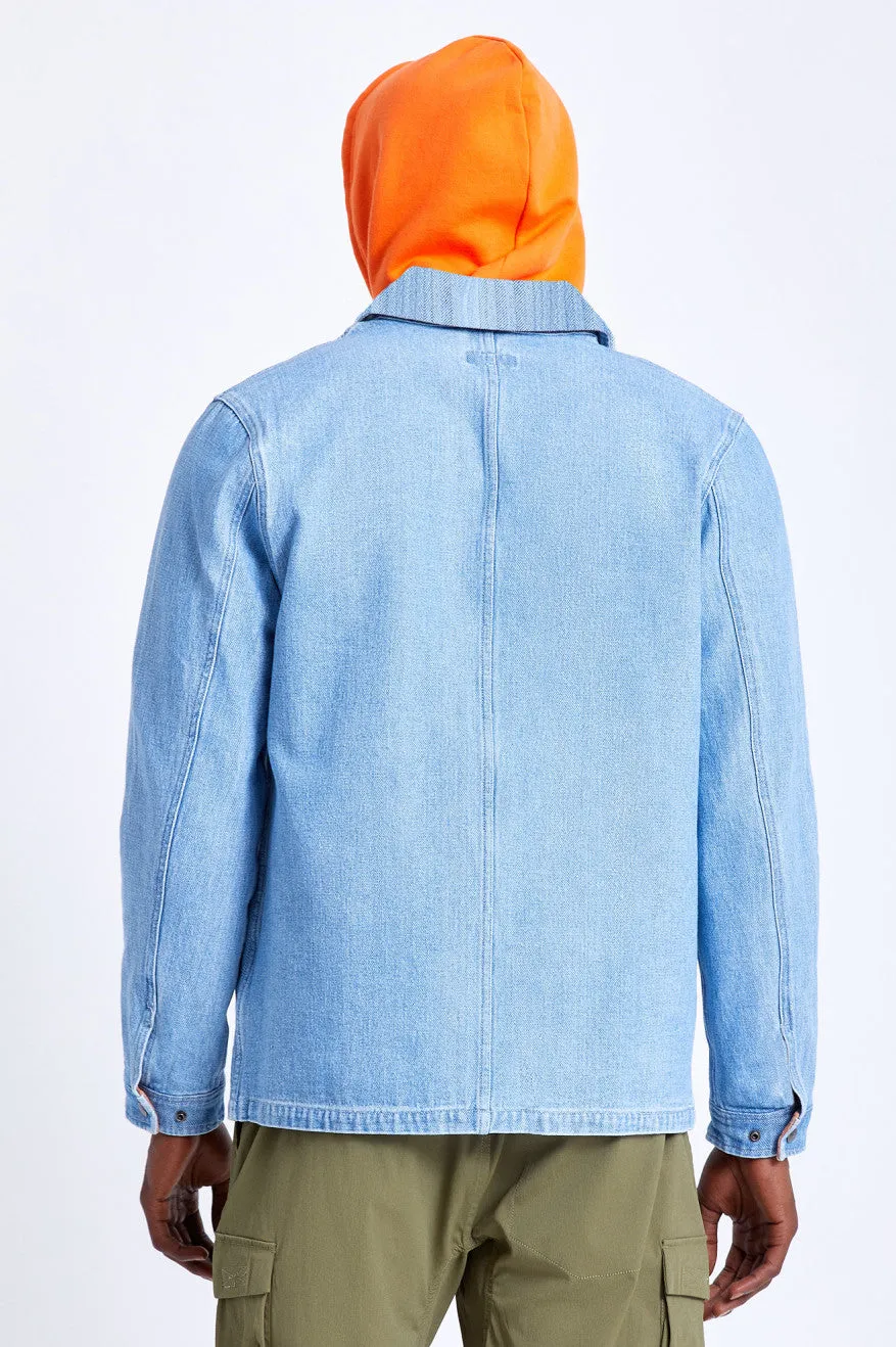 Survey Reserve Chore Coat - Worn Indigo sold by Brixton product image thumbnail 4