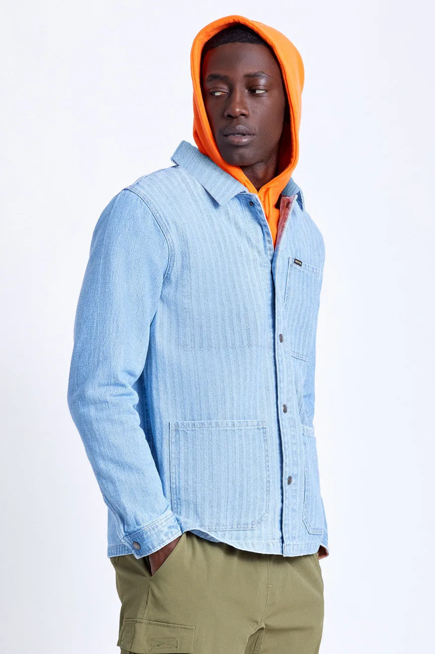 Survey Reserve Chore Coat - Worn Indigo sold by Brixton product image thumbnail 3