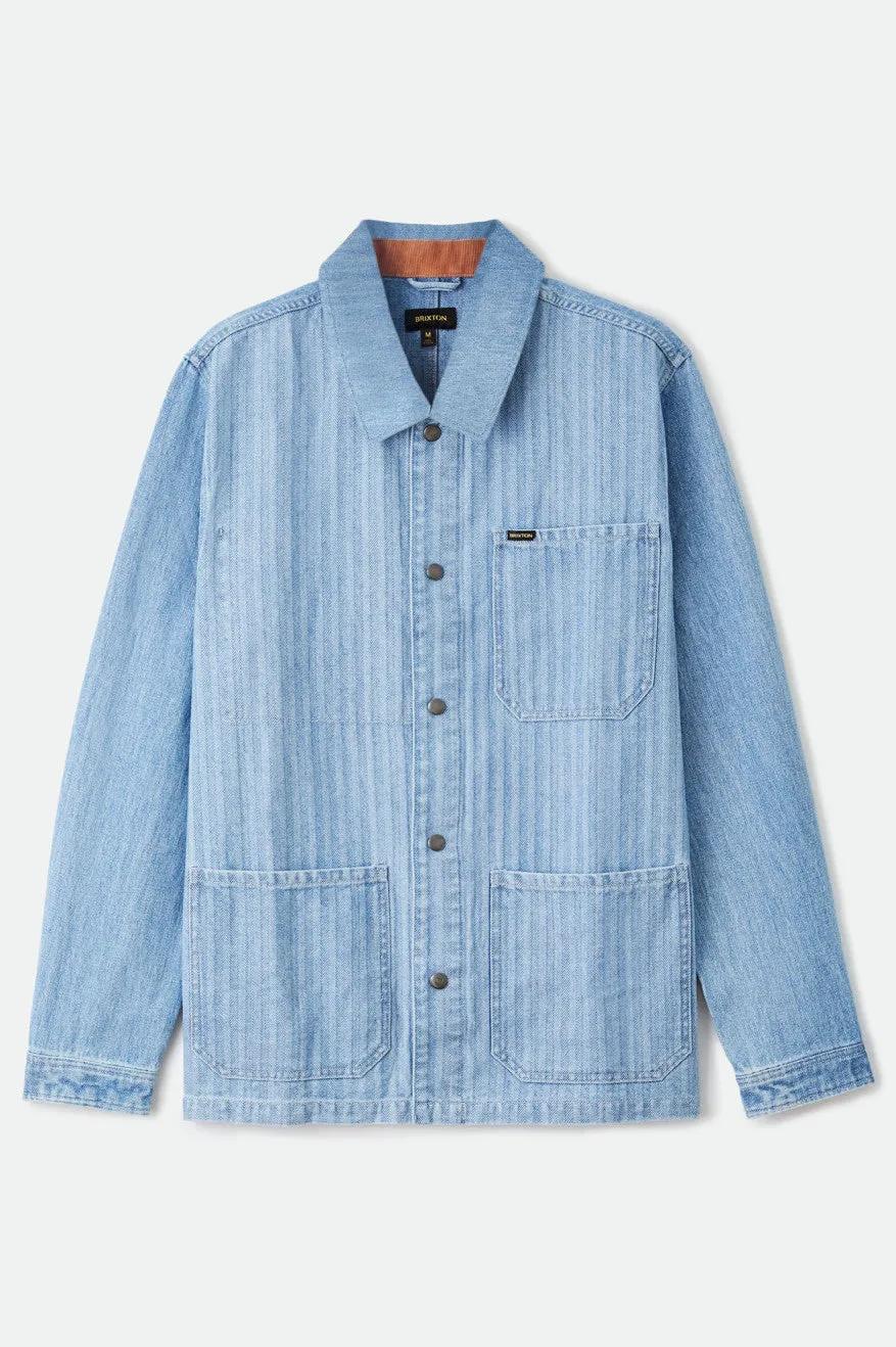 Survey Reserve Chore Coat - Worn Indigo sold by Brixton product image thumbnail 5