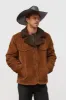 Wallace Sherpa Lined Corduroy Jacket - Bison Cord sold by Brixton