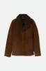 Wallace Sherpa Lined Corduroy Jacket - Bison Cord sold by Brixton