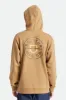 Crest Hood - Mojave/Deep Brown/Limelight sold by Brixton