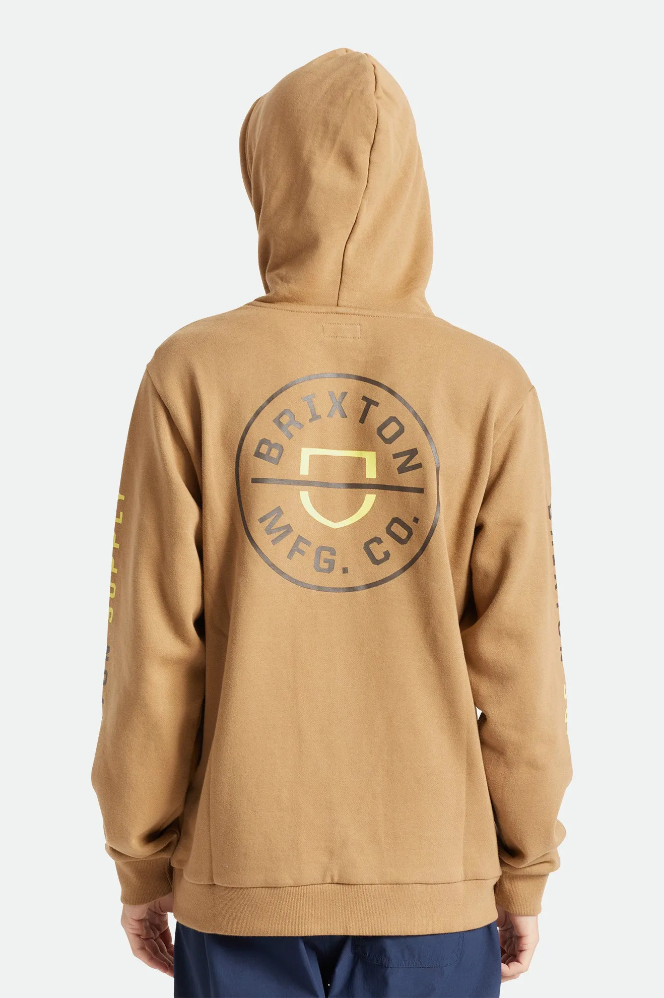 Crest Hood - Mojave/Deep Brown/Limelight sold by Brixton product image thumbnail 5