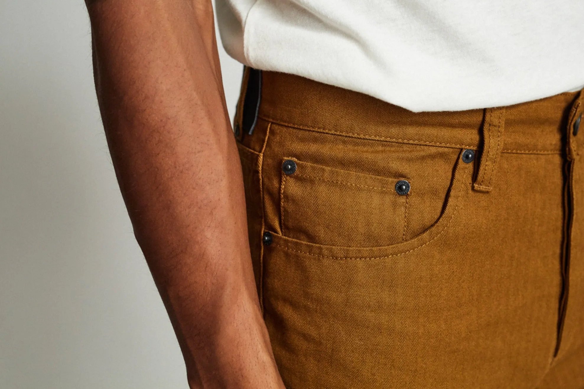 Labor 5-Pocket Pant - Copper sold by Brixton product image thumbnail 5
