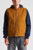 Abraham Convertible Jacket - Copper/Navy sold by Brixton