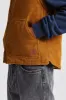 Abraham Convertible Jacket - Copper/Navy sold by Brixton