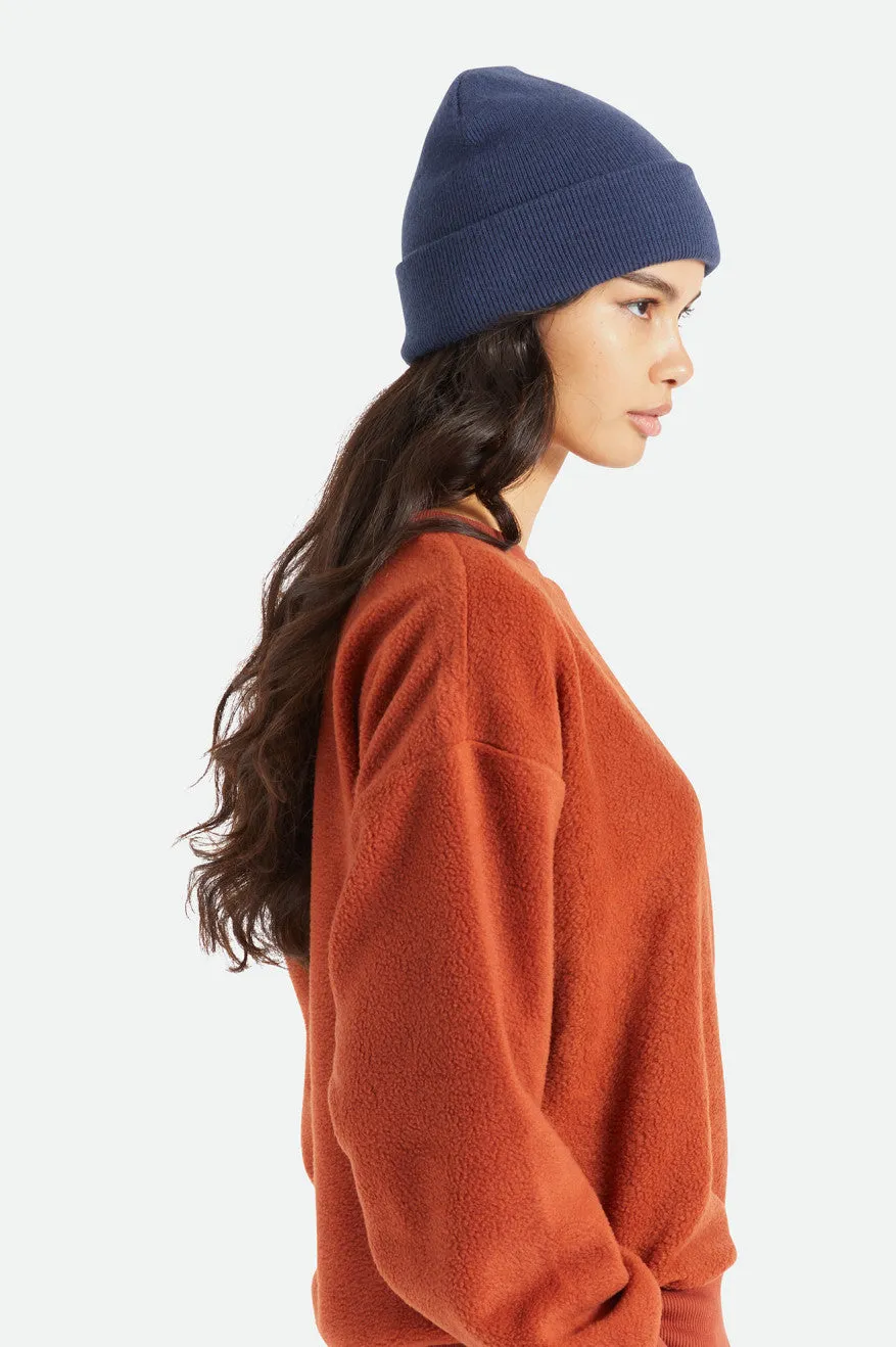 Harbor Beta Watch Cap Beanie - Washed Navy sold by Brixton product image thumbnail 5