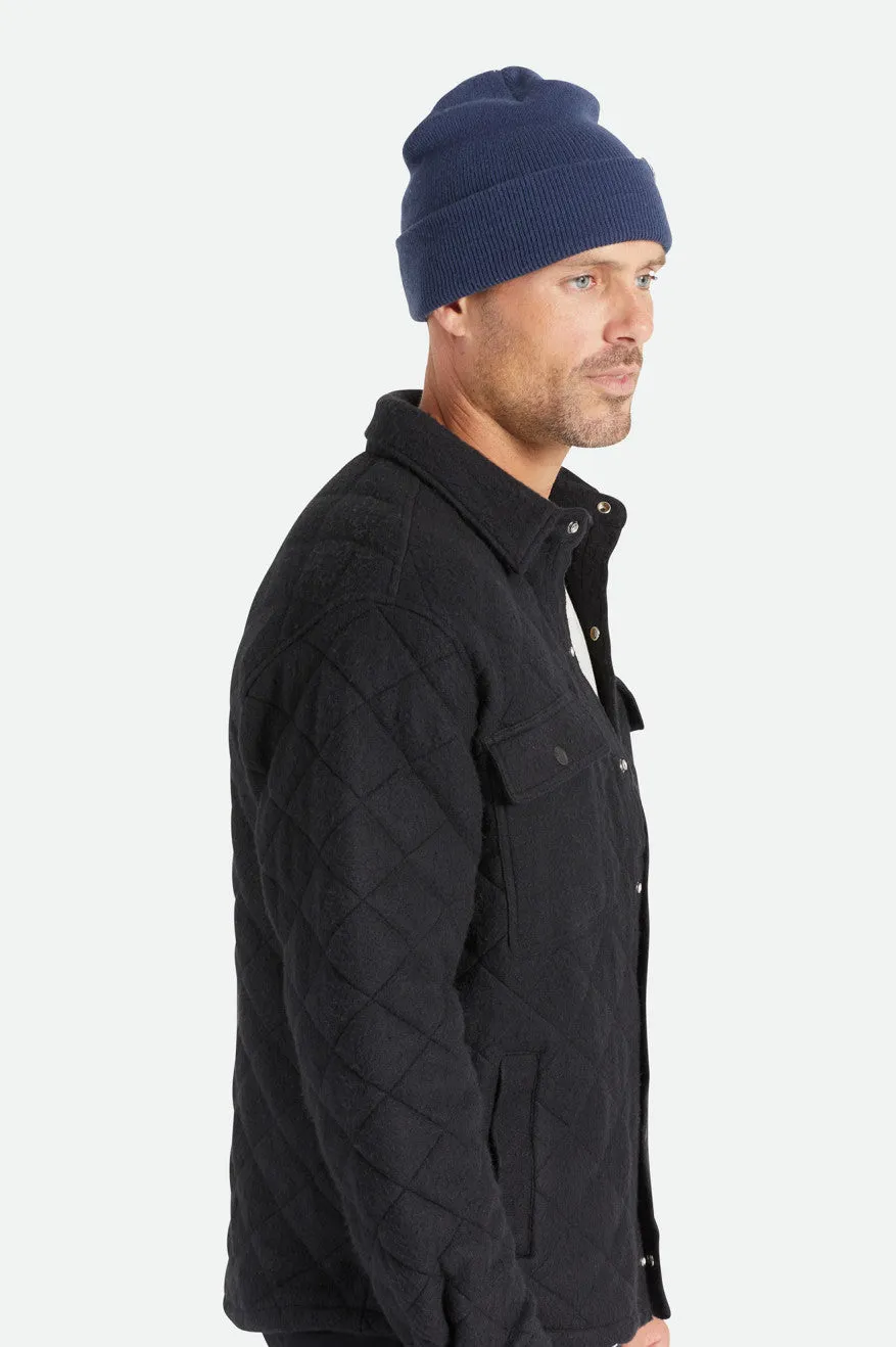 Harbor Beta Watch Cap Beanie - Washed Navy sold by Brixton product image thumbnail 4