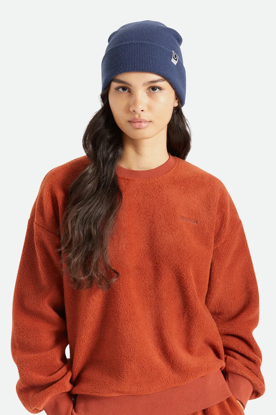 Harbor Beta Watch Cap Beanie - Washed Navy sold by Brixton product image thumbnail 3