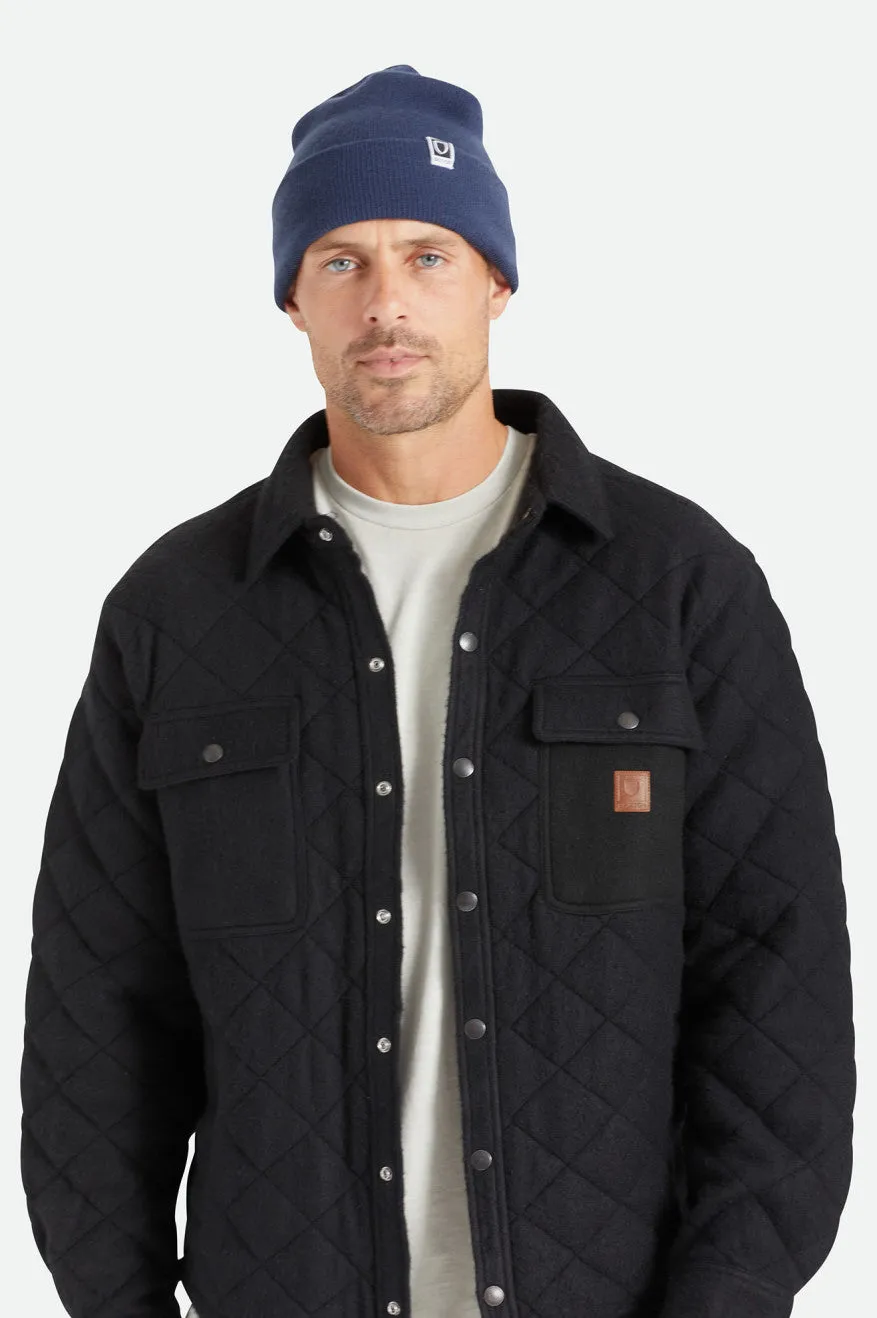 Harbor Beta Watch Cap Beanie - Washed Navy sold by Brixton product image thumbnail 2