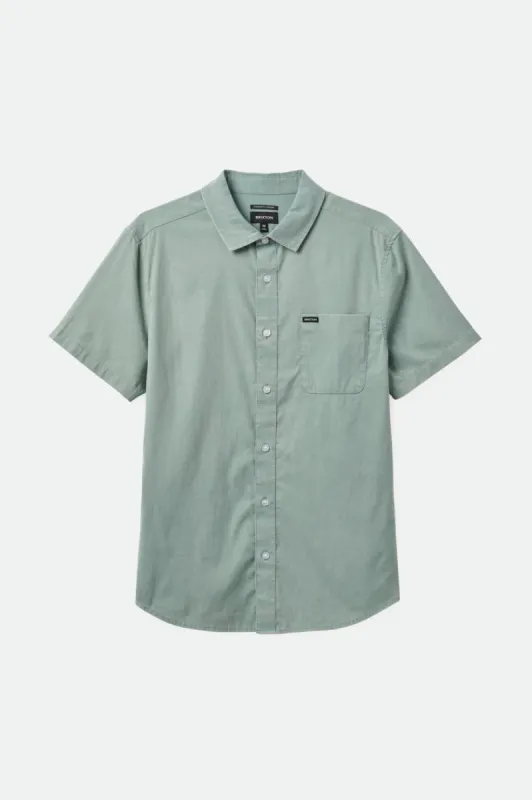 Charter Sol Wash S/S Woven Shirt - Chinois Green Sol Wash made by Brixton