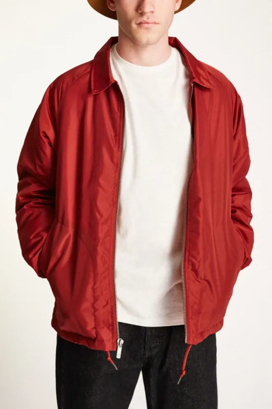 Claxton Collar Sherpa Jacket - Burgundy sold by Brixton