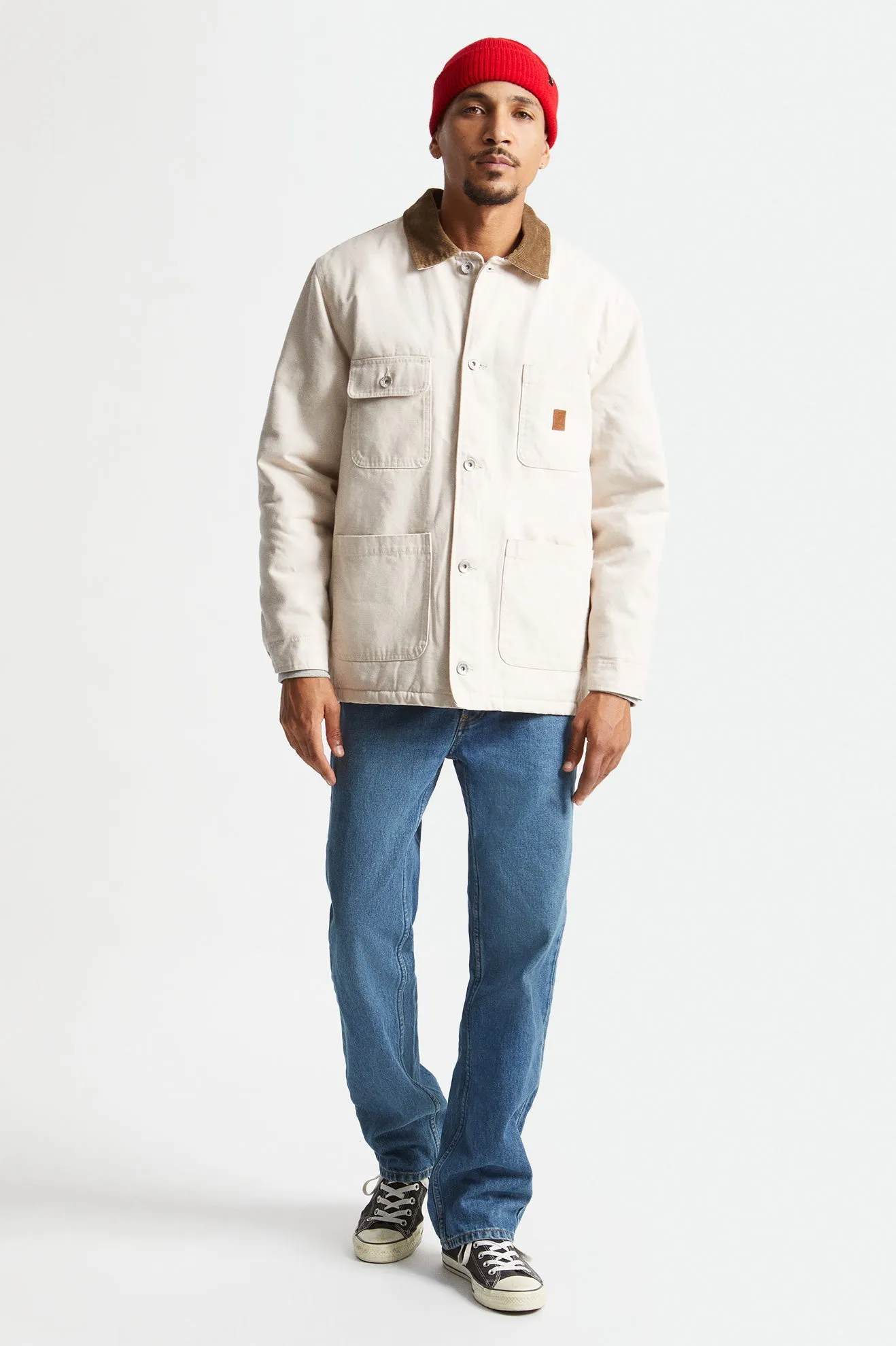 Union Survey Reserve Chore Coat - Beige sold by Brixton product image thumbnail 2