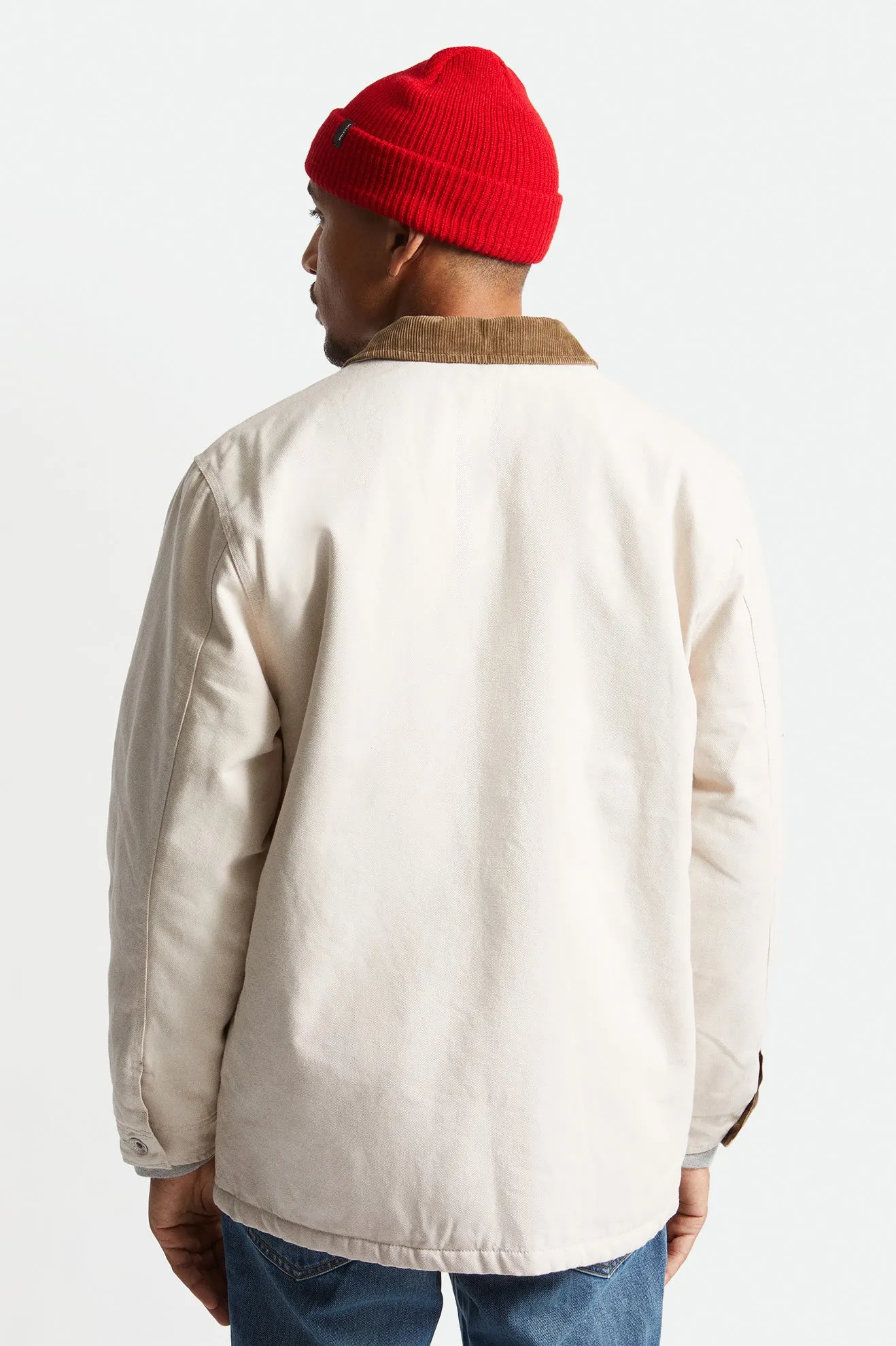Union Survey Reserve Chore Coat - Beige sold by Brixton product image thumbnail 4