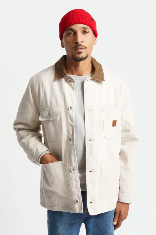 Union Survey Reserve Chore Coat - Beige sold by Brixton
