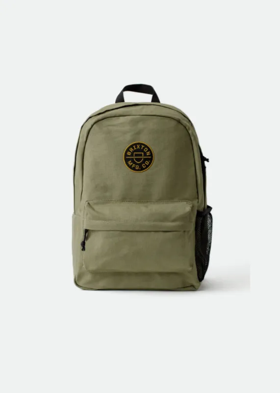 Crest Backpack - Washed Olive made by Brixton