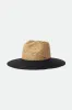 Joanna Festival Hat - Black/Honey sold by Brixton