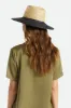Joanna Festival Hat - Black/Honey sold by Brixton