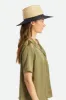 Joanna Festival Hat - Black/Honey sold by Brixton