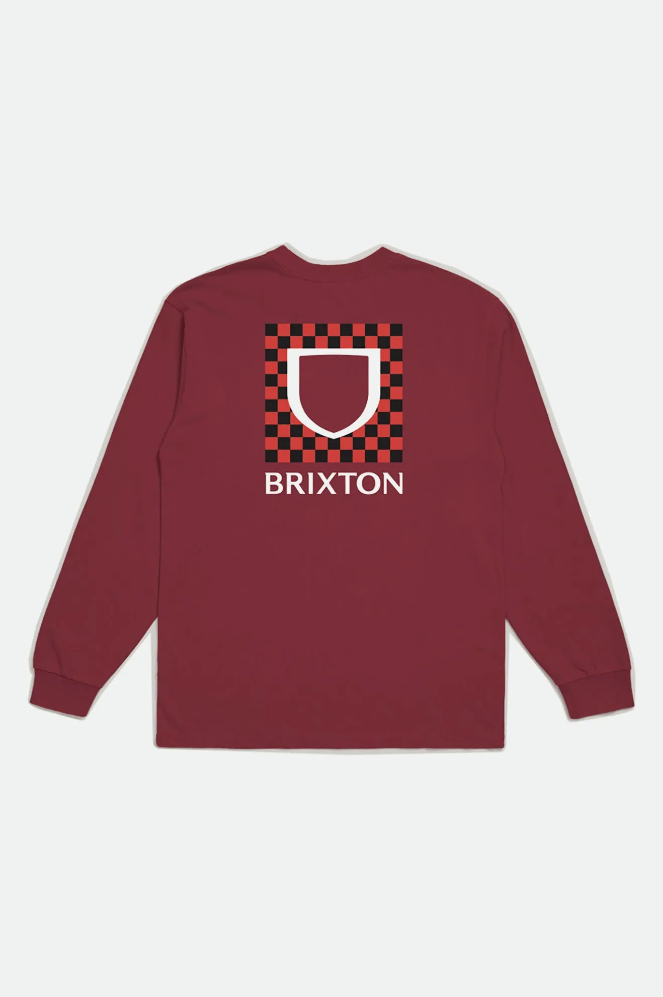 Beta Checkers L/S Standard Tee - Cowhide sold by Brixton product image thumbnail 2