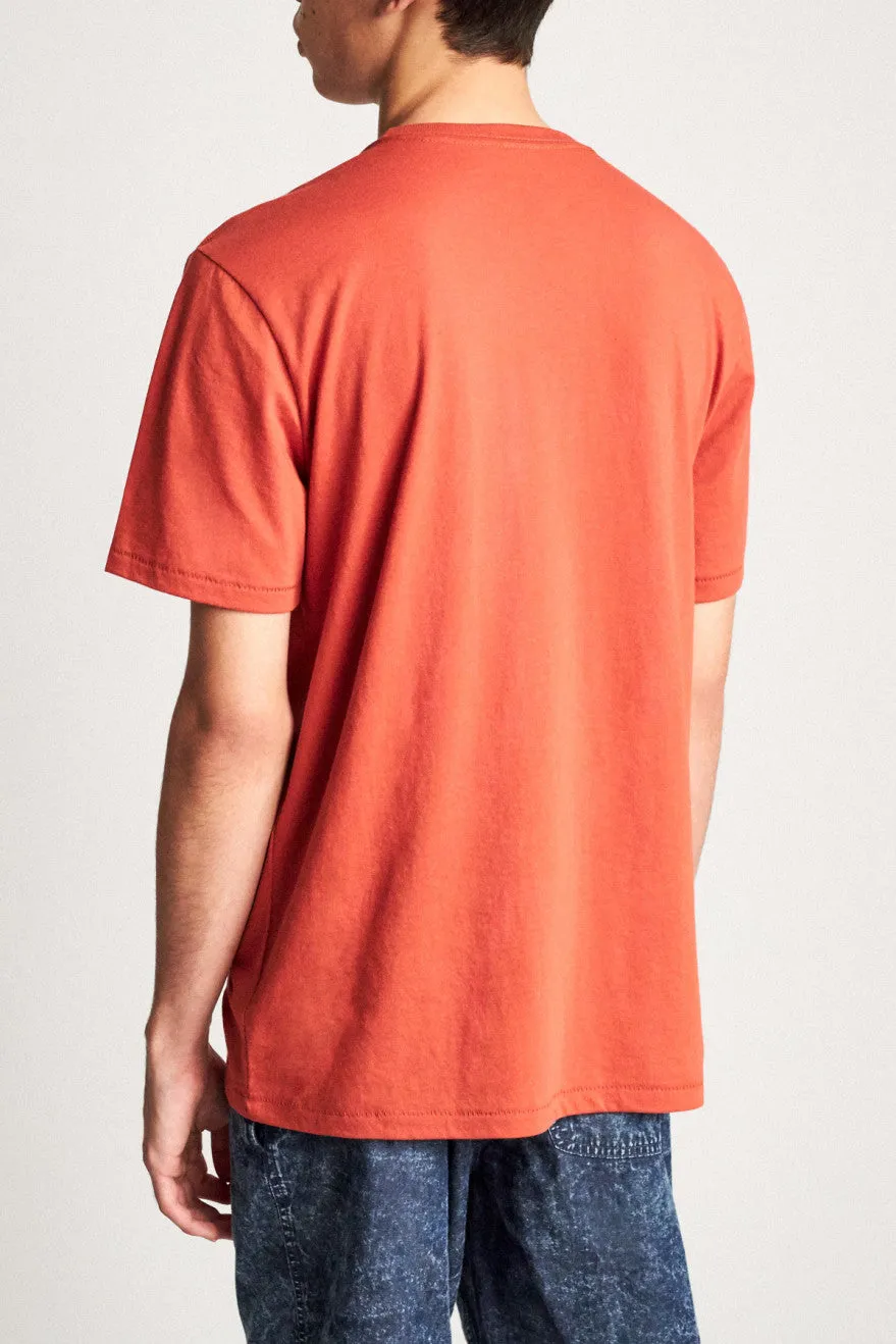 Basic S/S Pocket Tee - Henna sold by Brixton product image thumbnail 3