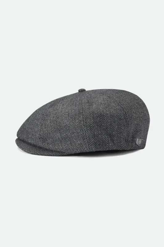 Brood Newsboy Cap - Grey/Black sold by Brixton