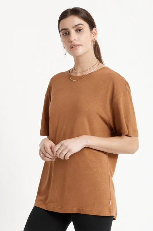 Montauk Oversized Tee - Lion sold by Brixton