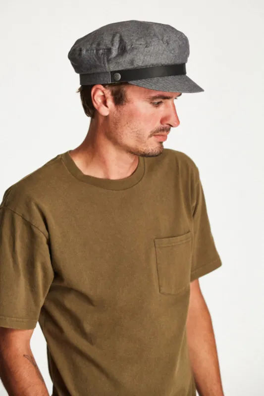 Fiddler Cap - Middle Grey sold by Brixton