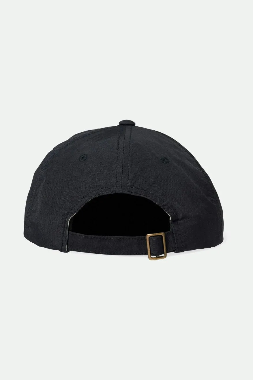 Alpha Adjustable Hat - Black/White Vintage Wash sold by Brixton product image thumbnail 2