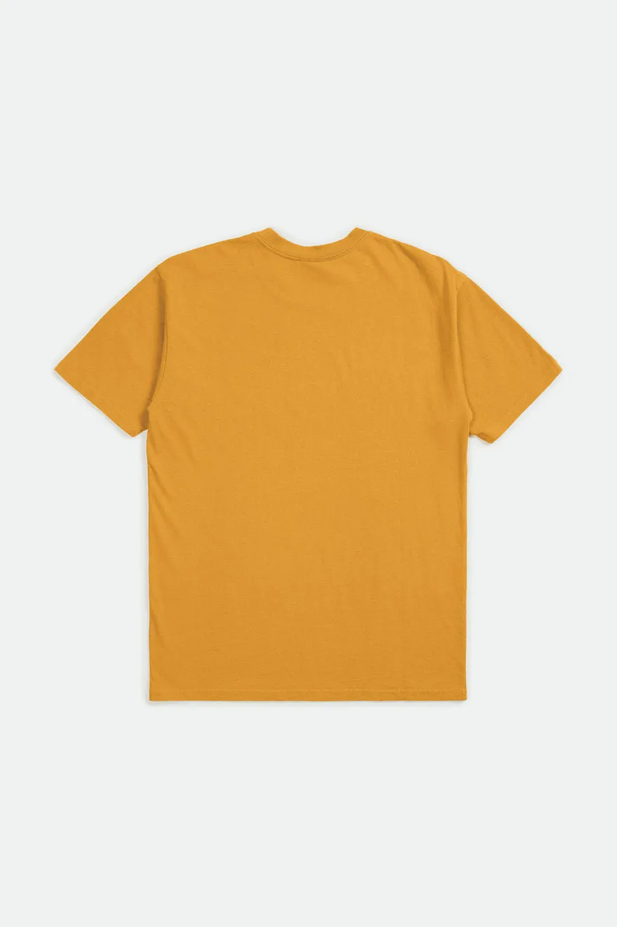 Boys Grade S/S Standard Tee - Gold sold by Brixton product image thumbnail 2