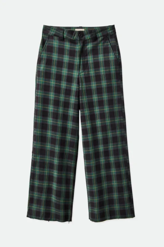 Victory Wide Leg Pant - Emerald sold by Brixton