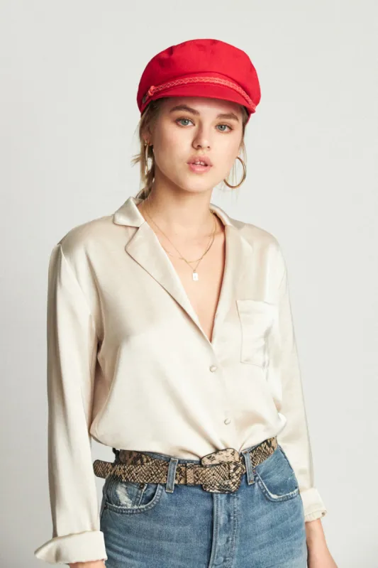 Ashland Cap - Scarlet sold by Brixton