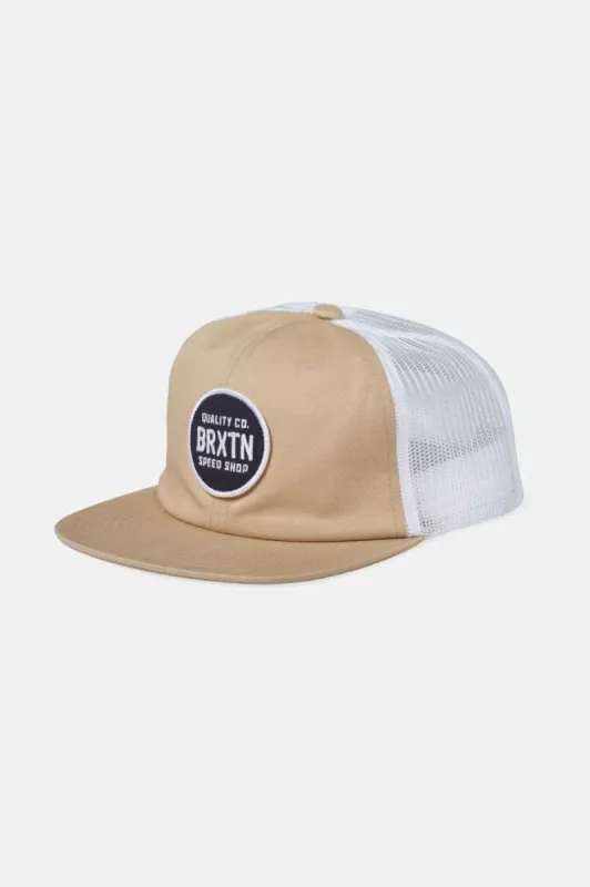 Gateway Netplus Trucker Hat - Sand/Off White sold by Brixton
