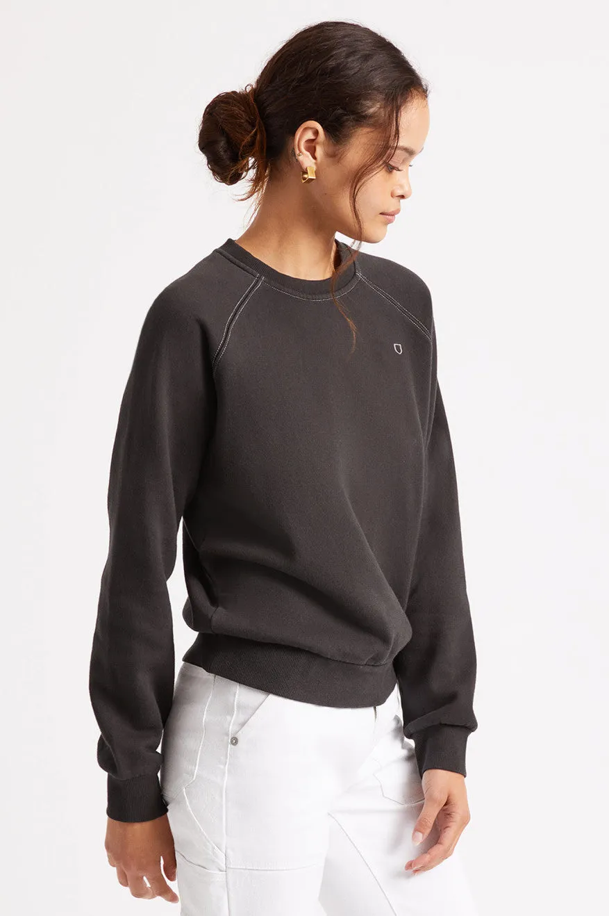 Vintage Raglan Crew - Washed Black sold by Brixton product image thumbnail 4