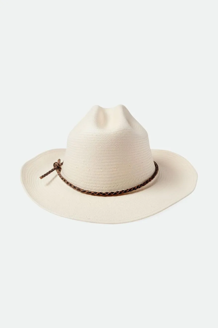 Range Straw Cowboy Hat - Off White sold by Brixton product image thumbnail 2