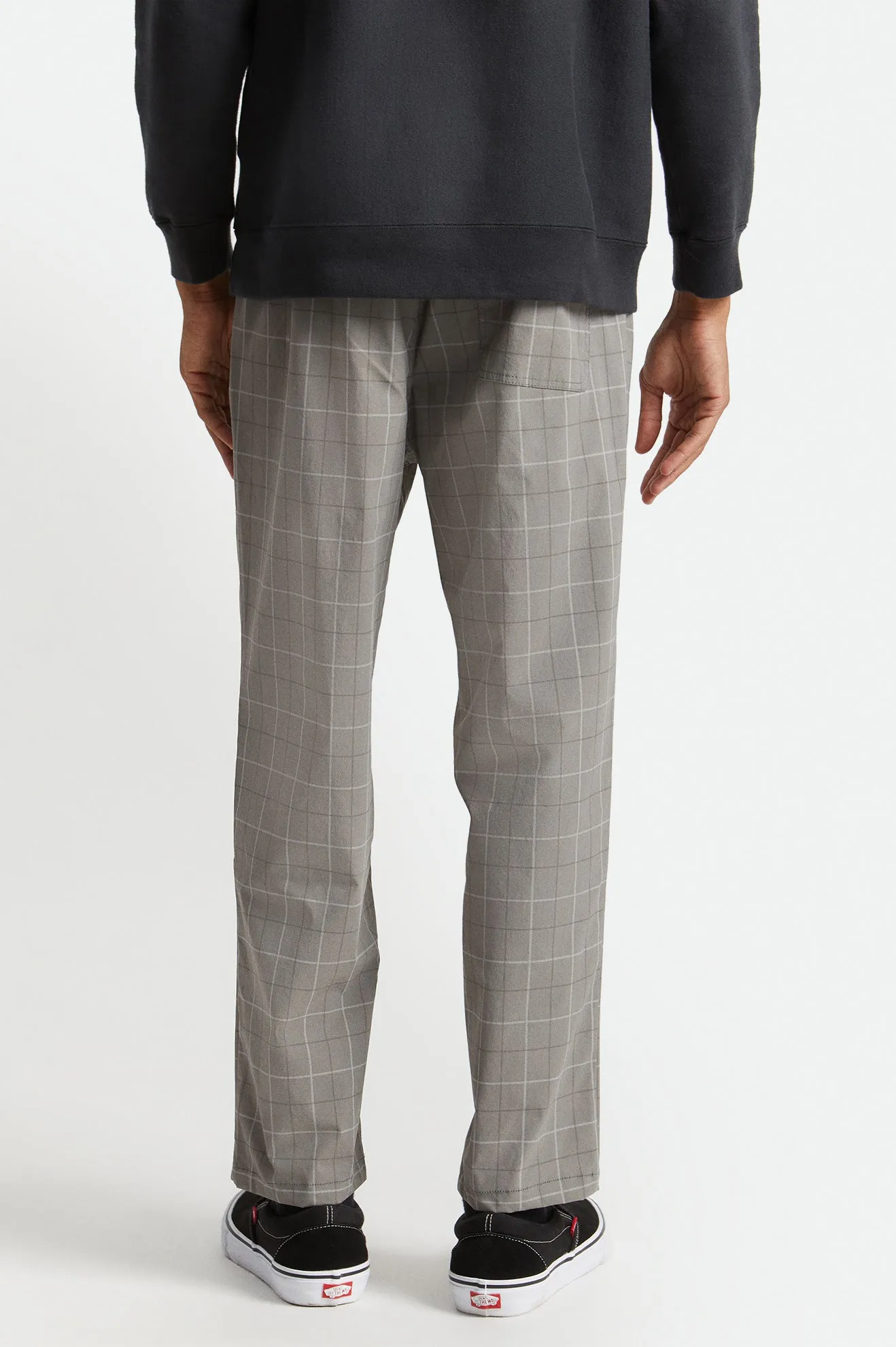 Steady Cinch Taper Utility Pant - Grey Plaid sold by Brixton product image thumbnail 4