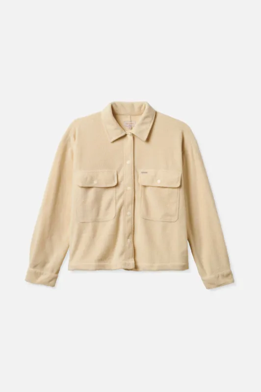 Bowery Women's L/S Arctic Stretch Fleece - Dove sold by Brixton