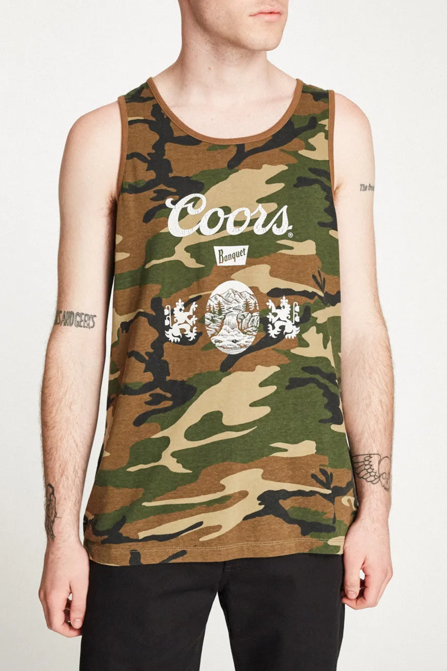 Hops Tank Top - Camo sold by Brixton