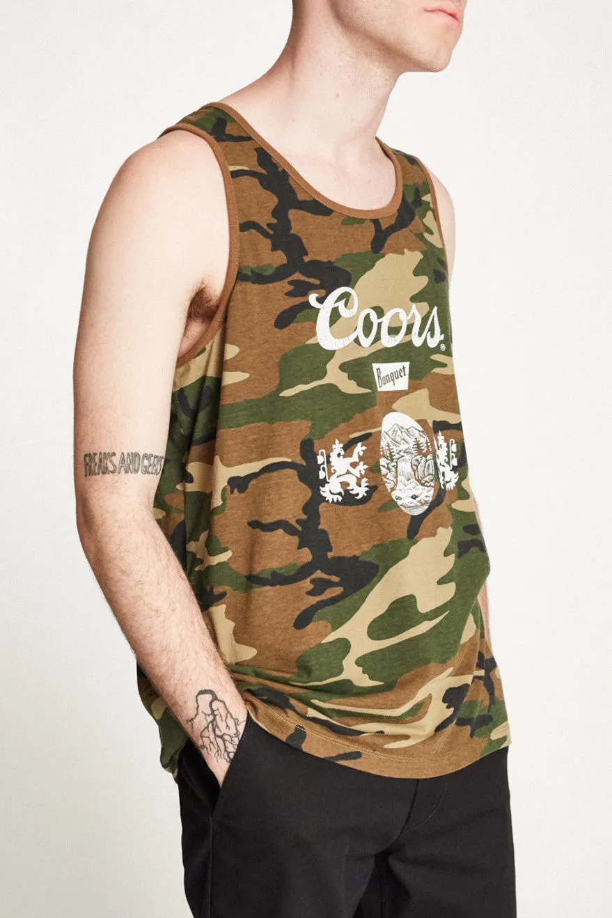 Hops Tank Top - Camo sold by Brixton product image thumbnail 3
