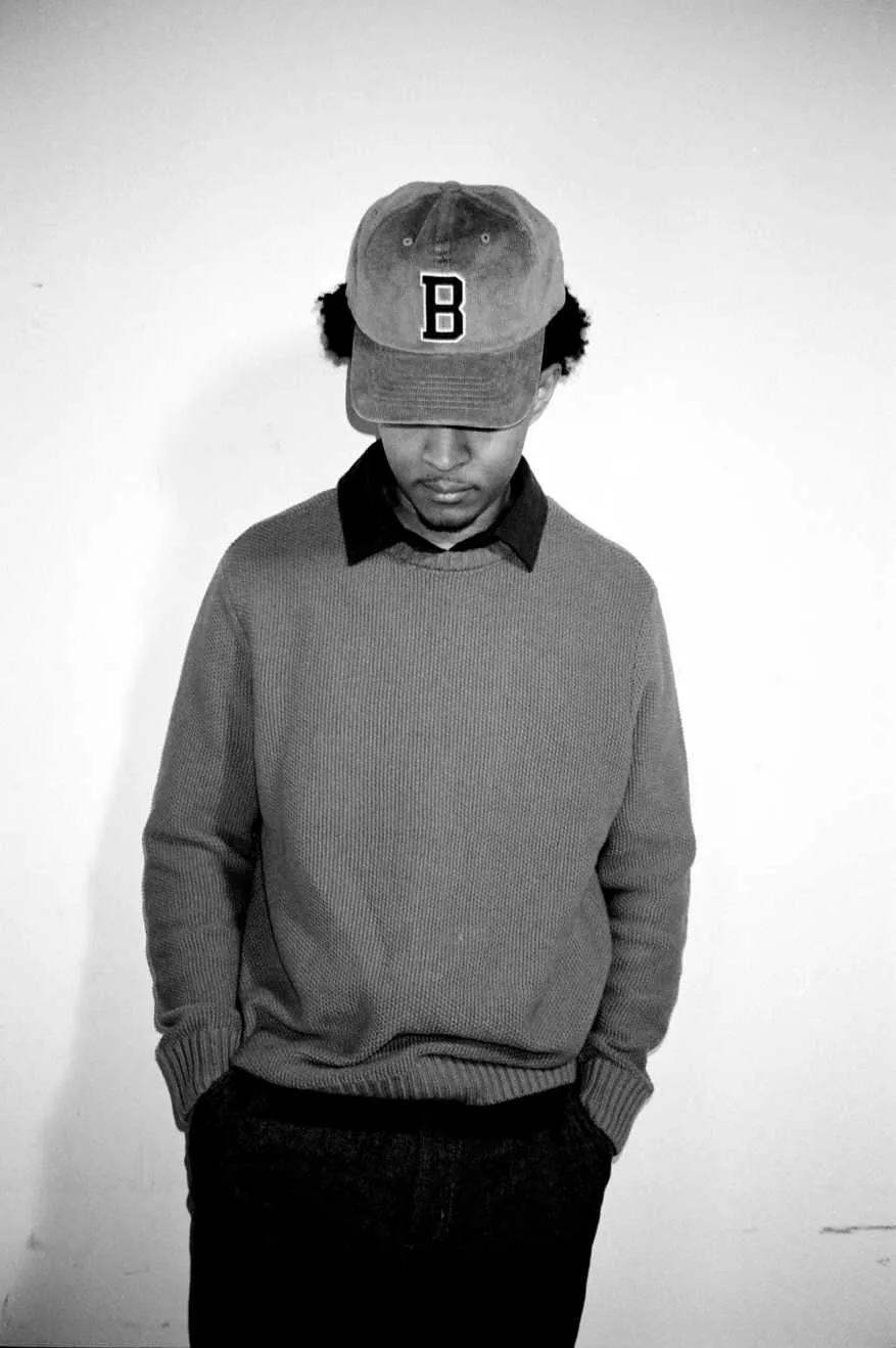 Big B Adjustable Hat - Blue Mirage Cord sold by Brixton product image thumbnail 4