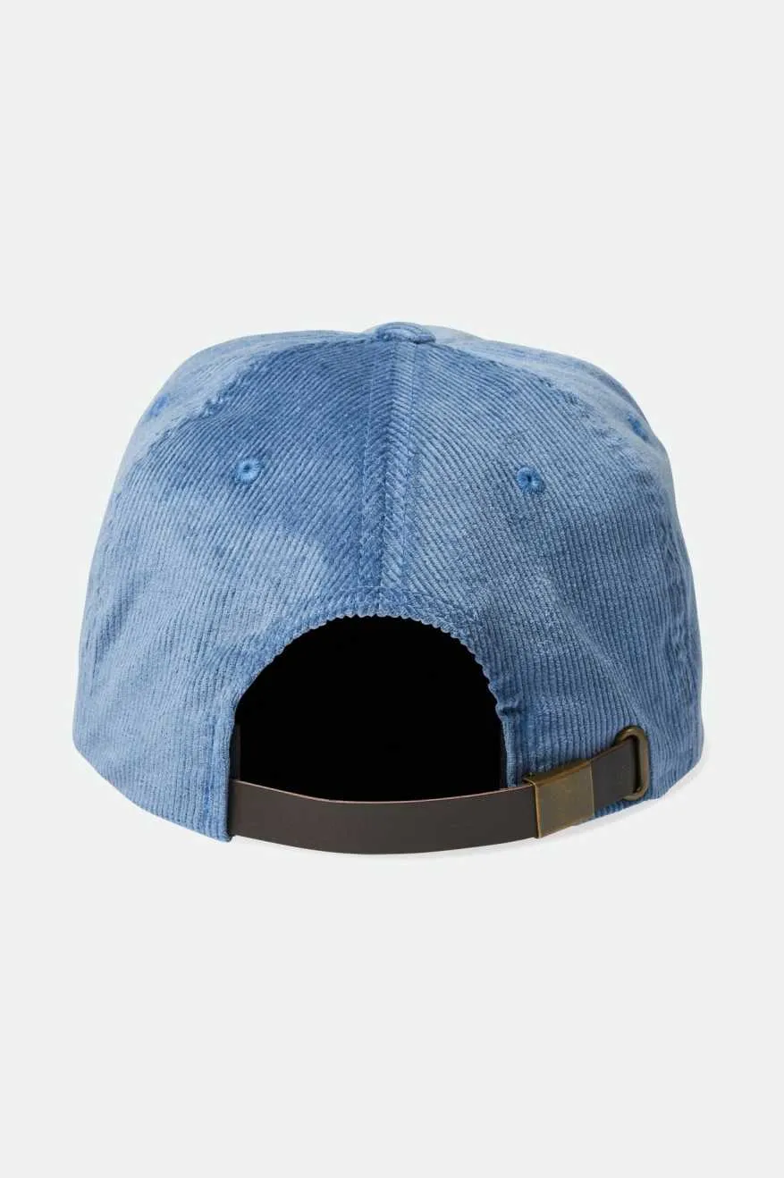 Big B Adjustable Hat - Blue Mirage Cord sold by Brixton product image thumbnail 2