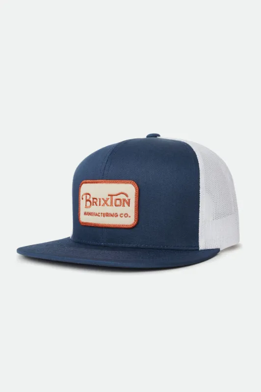 Grade Mesh Cap - Navy/Beige sold by Brixton