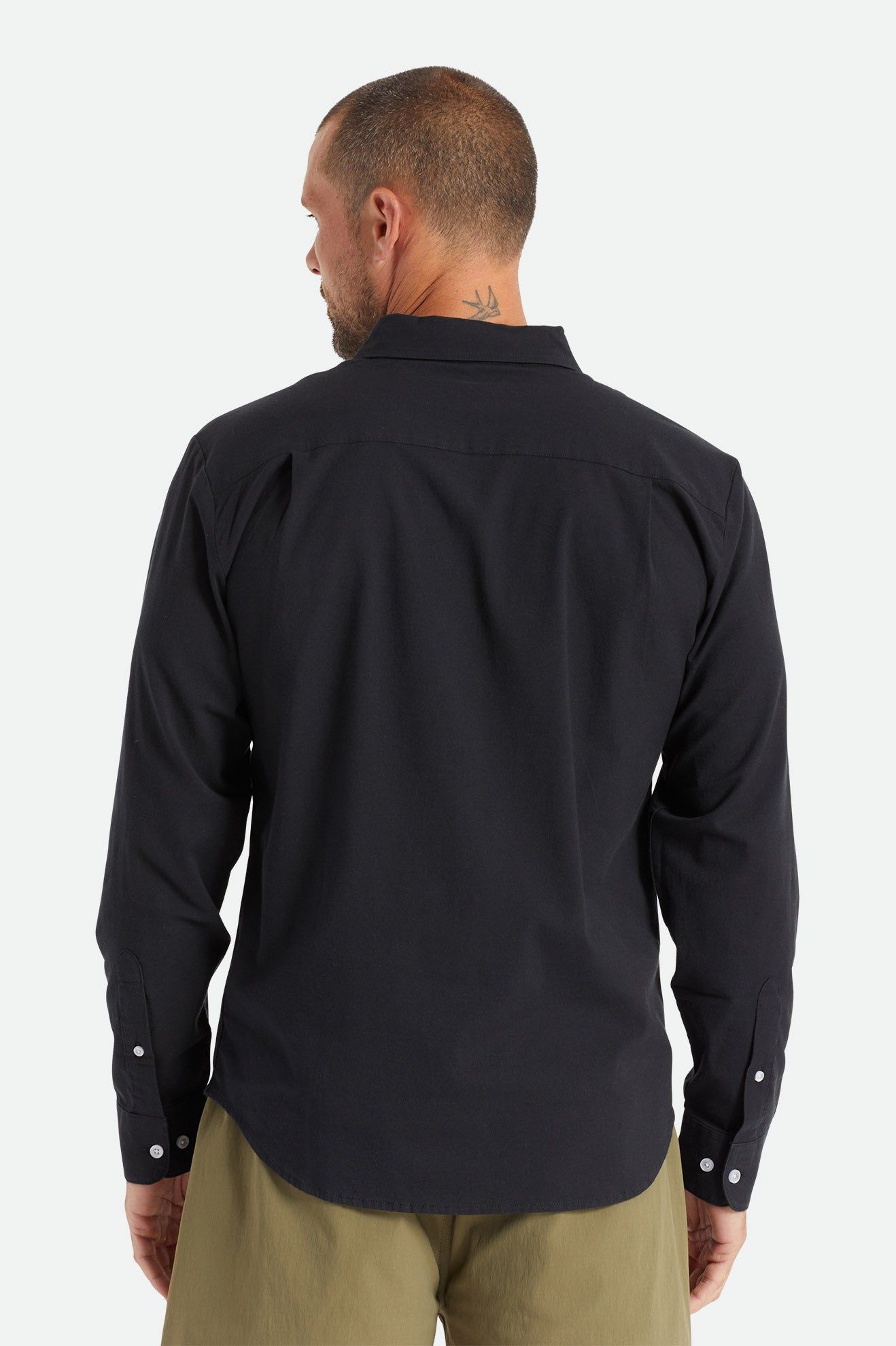 Charter Oxford L/S Woven - Black sold by Brixton product image thumbnail 4
