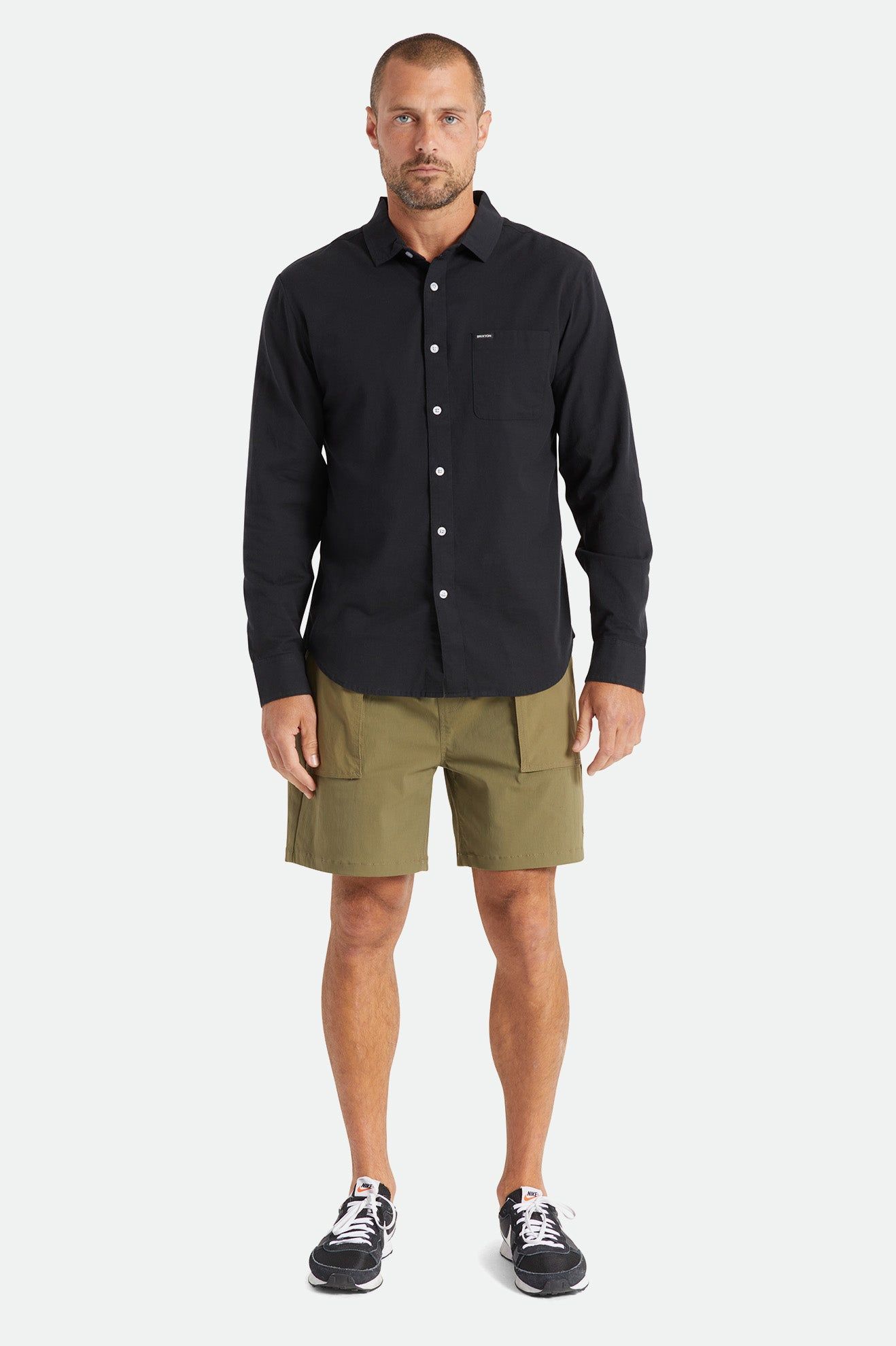 Charter Oxford L/S Woven - Black sold by Brixton product image thumbnail 2