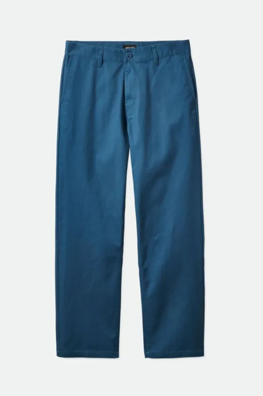 Choice Chino Relaxed Pant - Indie Teal sold by Brixton