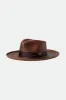 Capsule Straw Fedora - Brown sold by Brixton