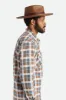 Capsule Straw Fedora - Brown sold by Brixton