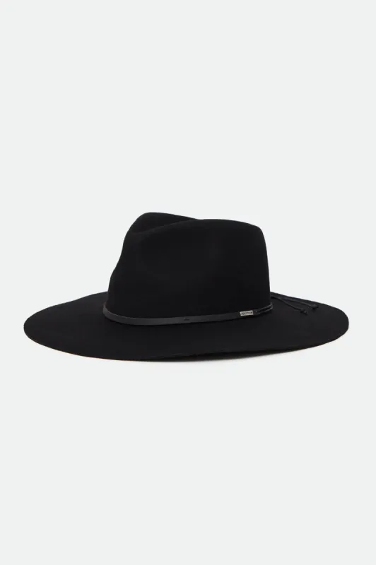 Hailey Fedora - Black sold by Brixton